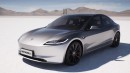 Tesla Model 3 Project Highland rendering by LaMianDesign