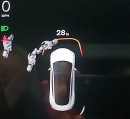 Stationary Tesla Model 3 detects non-existing motorcycles