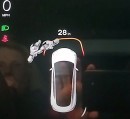 Stationary Tesla Model 3 detects non-existing motorcycles