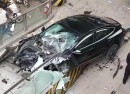 Tesla Model 3 crashes in China