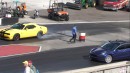 Tesla Model 3 Drag Races Dodge Challenger Hellcat