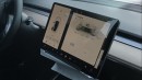 Tesla Model 3 graphical user interface
