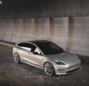 Tesla Model 3 Station Wagon rendering