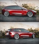 Tesla Model 3.5 Touring station wagon rendering by sugardesign_1