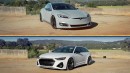 Tesla Model S Apex Drag Races 700 HP Audi Wagon, Both Have Cheetah Mode
