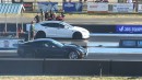 Tesla Model S vs Chevrolet Corvette Z06 on Wheels Plus