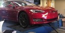 Tesla Model S P100D Ludicrous+ on dyno