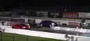 Tesla Model S P100D vs. Lamborghini Huracan 1/4 Mile Drag Racing