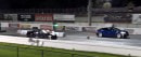 Tesla Model S P100D vs. 2014 Mustang Shelby GT500 1/4-Mile Drag Race
