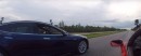 Tesla Model S P100D vs Lamborghini Huracan Drag Racing