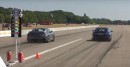 Tesla Model S P100D vs Nissan GT-R Drag Races