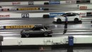 Tesla Model S Plaid vs. C7 Chevy Corvette ZR1 drag race on DRACS