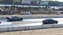 Tesla Model S Plaid vs Dodge Challenger Hellcat on Wheels