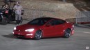 Tesla Model S Plaid vs Superbike & Genesis G70 on Wheels