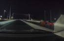 Tesla Model S Raven drag racing
