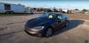 Tesla Model S Performance 1/8 mile drag race opposition