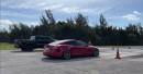 Tesla Model S Plaid Vs Nissan GT-R Vs Dodge Ram Trx
