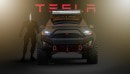 Off-road-ready Tesla Model X rendering