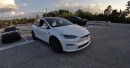 2022 Tesla Model X Plaid Drag Strip Test