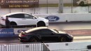 Tesla Model X Plaid vs. Porsche 911 Turbo S 992 on DRACS