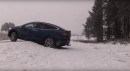 Tesla Model X off-roading