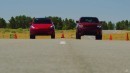 Tesla Model Y Drag Races Jeep Trackhawk