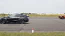 Tesla Model Y vs. Porsche Macan GTS vs. BMW X3 M40d xDrive drag race