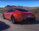 Tesla Roadster II CGI acceleration run