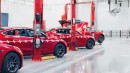 Tesla assembly line