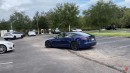 Tesla Model S Plaid drag races Dodge Challenger Redeye and Charger Redeye at Bradenton
