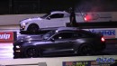 Tesla Plaid Drags Shelby Mustang GT500 on DRACS