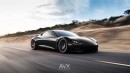 Tesla Roadster widebody rendering