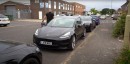 Tesla Model 3 Trying to Autopark