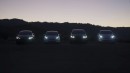 Tesla S 3 X Y light show
