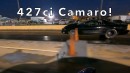 Tesla S Plaid v 427 Fourth-Gen Camaro v Hellcat 'Cuda