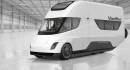 The Tesla Semi-Home would be the world's first long-range, all-electric, luxury RV