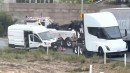 Tesla Semi breaks down in the middle of a highway on-ramp