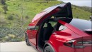 How the Falcon Wing doors of the Model X were created