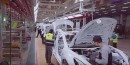 Tesla Shanghai Gigafactory interior look