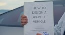 Tesla slams car companies with free whitepaper of the Cybertruck's 48-volt architecture