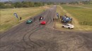 Tesla-Swapped Nissan 350Z Drag Races Dodge Viper SR II