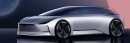 Tesla wagon rendering