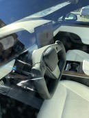 Tesla was caught testing a yoke steering wheel with a regular airbag horn