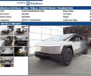 The Cybertruck sold at auction last week for $244K is now back on the market