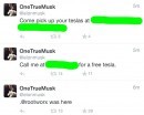 Elon Musk Twitter account hacked