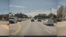 Tesla FSD swerves away from head-on collision