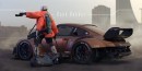 Testarossa, Camaro and Porsche 911 Get Cyperpunk 2077 Makeover