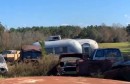 abandoned Airstream Wee Wind trailers