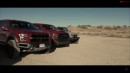 TFLoffroad in Moab with Ford Raptor, 2021 Ram TRX and Jeep Gladiator