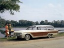The 1959 Ford Country Squire Camper was a one-off concept that packed everything for a family outing, including a rowing boat